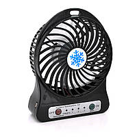 Портативний вентилятор Light Fan, 3 режими швидкості, акумулятор 18650, Mix color, Box