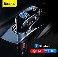 Трансмиттер BASEUS Streamer F40 FM MP3 AUX модулятор АЗУ CCF40-01