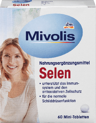Біологічно активна добавка Селен Mivolis Selen 60 міні-капсул (Німеччина)