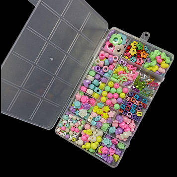 Набір намистин для плетіння "Асорті" 17х10 см