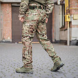 Штани тактичні 8 кишень військові ЗСУ Grifon мультикам (Shark Soft shell), фото 5