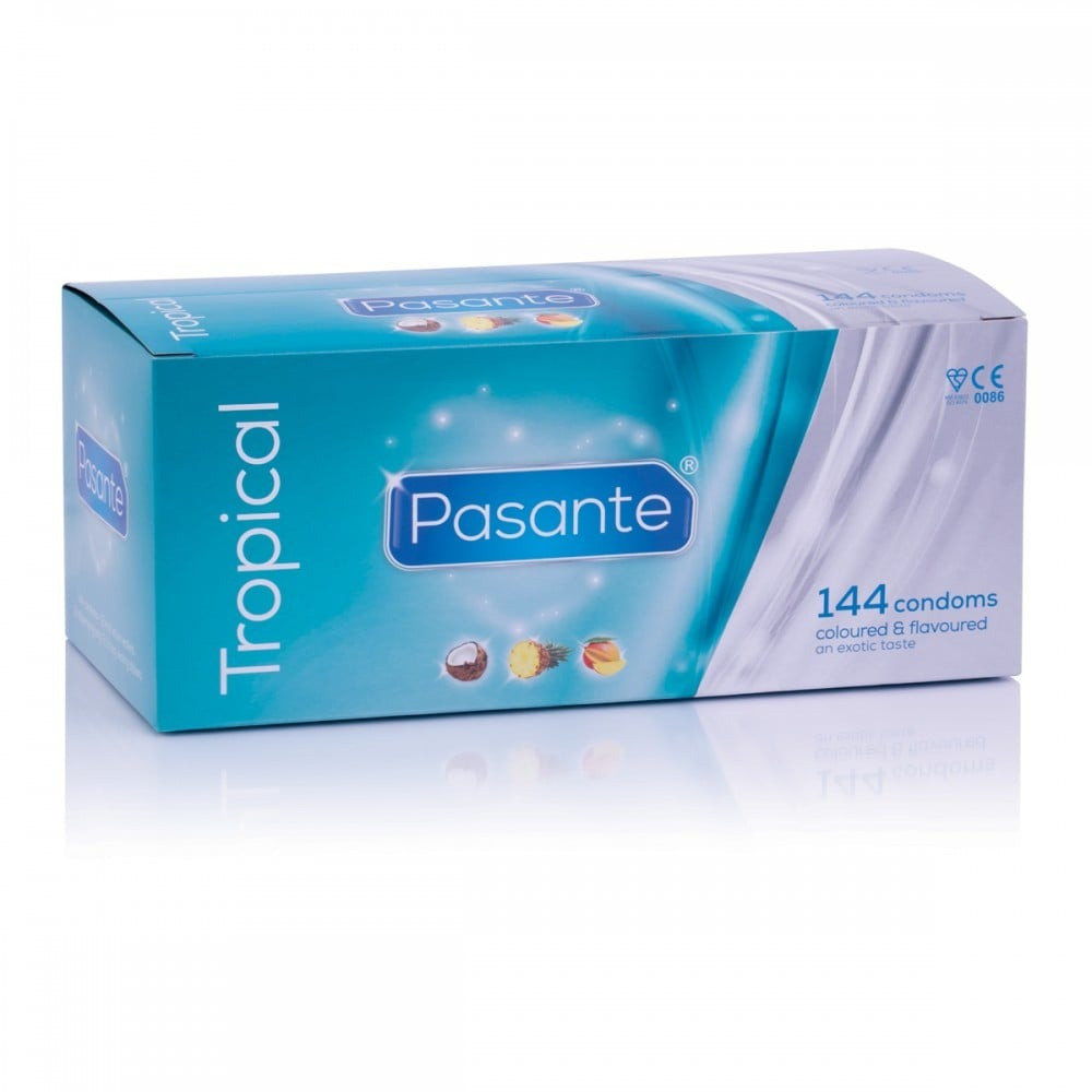 Презервативи Pasante Tropical, 144 шт Кітті