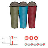 Спальний мішок Grand Canyon Whistler 190 13°C Capulet Olive Left (340018), фото 2