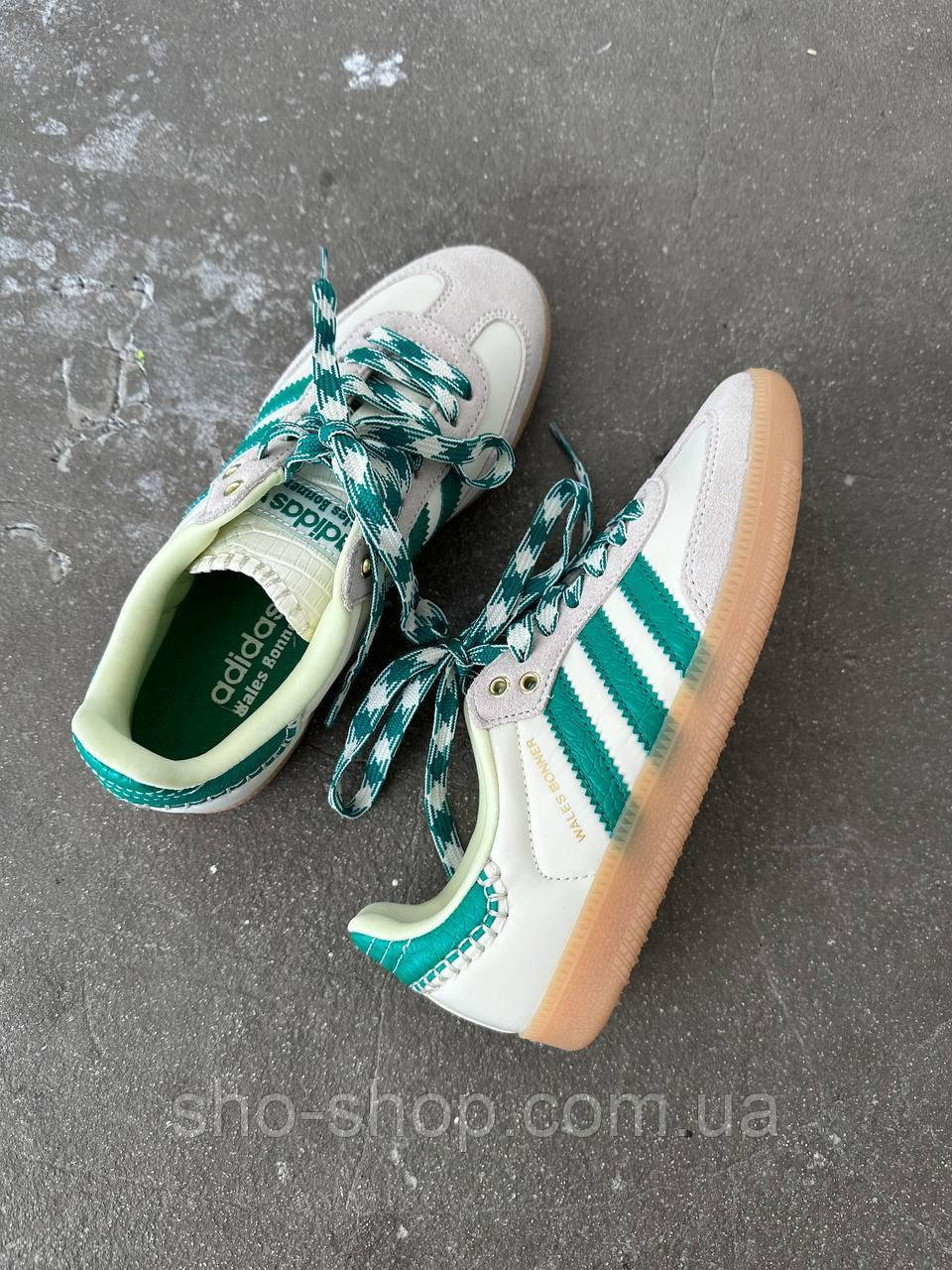 Кроссовки Adidas SAMBA x WALES BONNER GREEN premium