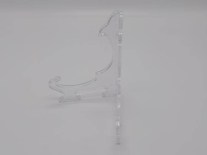 Подставка для тарелок витринная Пластиковая прозрачная подставка для посуды H 20 cm W 15 cm FORKOPT - фото 3 - id-p1943522844