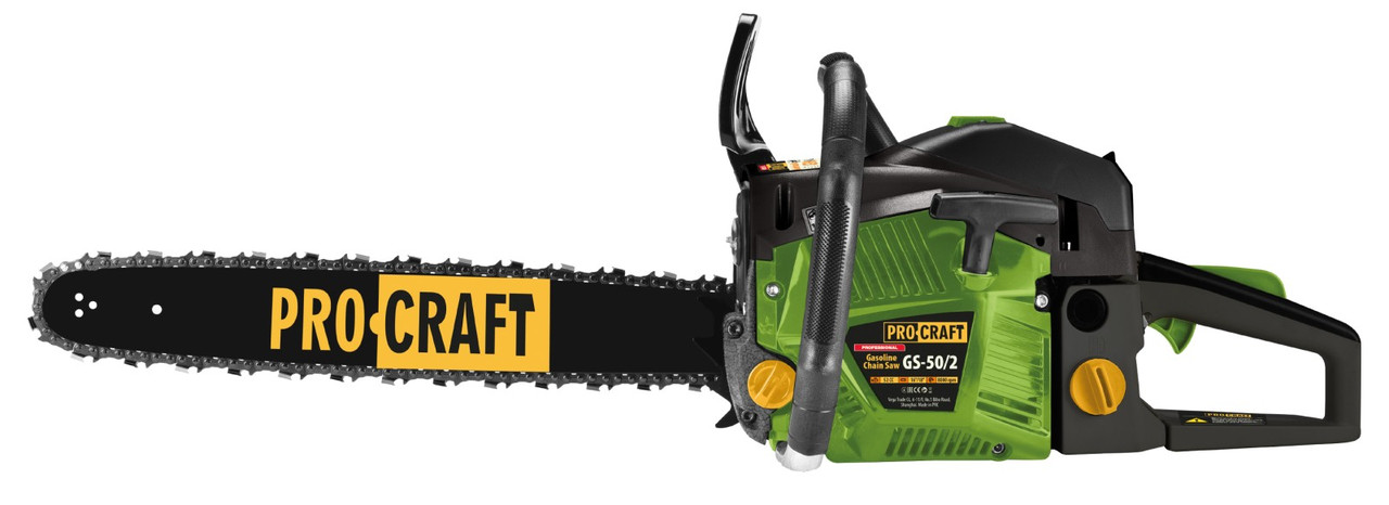 Бензопила ланцюгова Procraft GS-50 (шина+ланцюг 45 шина+ланцюг 40)