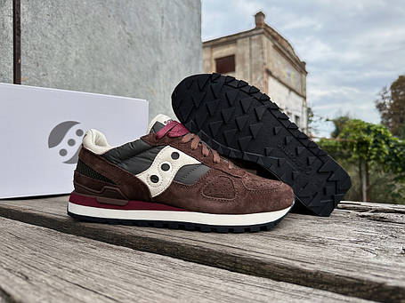 Чоловічі кросівки Saucony Shadow Original 70780-3s Brown коричневі Оригінал, фото 1