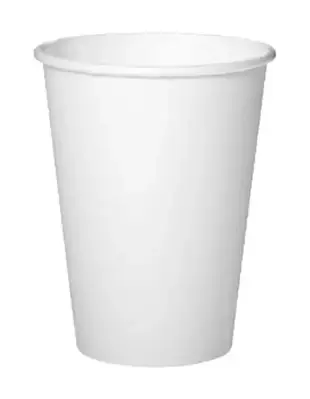 Стакан 1-шаровий білий (250мл) (50шт)