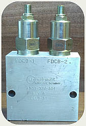 Здвоєний дросель, різь 1/2BSP (FDCB-1-2)