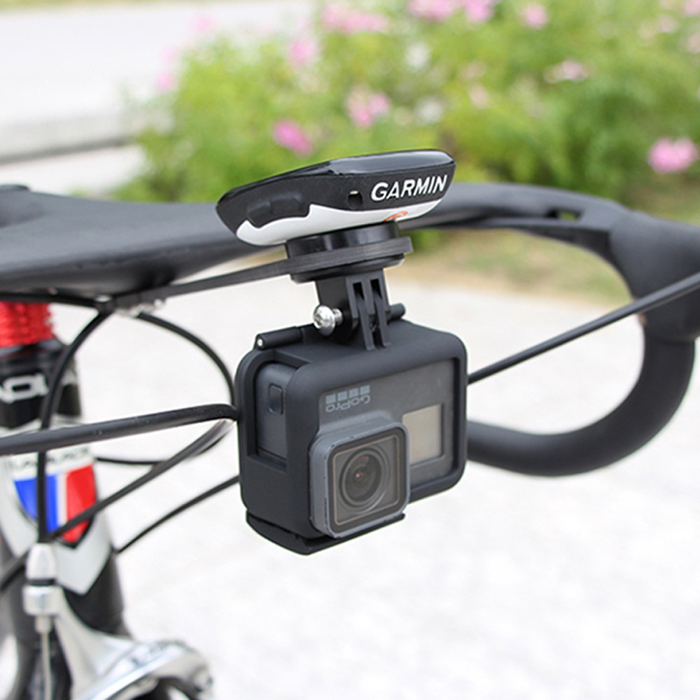 Карбонове кріплення велокомп'ютера та екшн камери для шосейного велосипеда GUB 695 Garmin Gateye Wahoo Bryton
