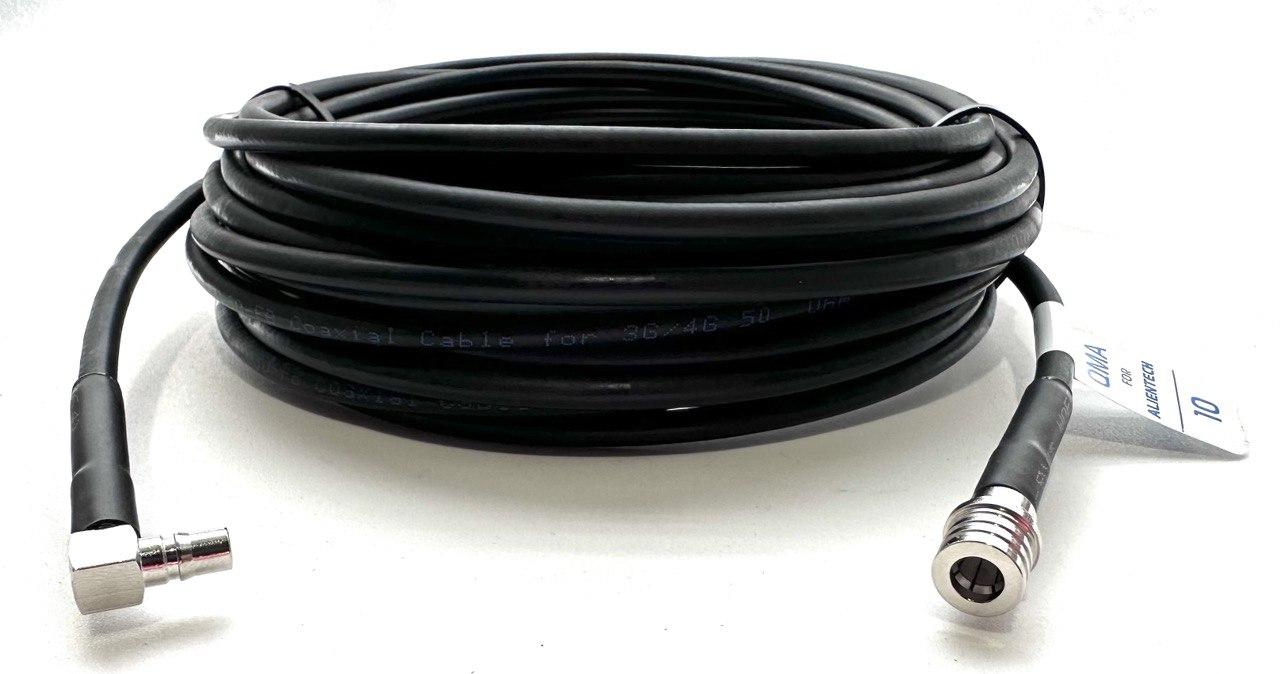 Кабель кутовий для антени ALIENTECH з роз'ємами QMA сумісний з дронами ...