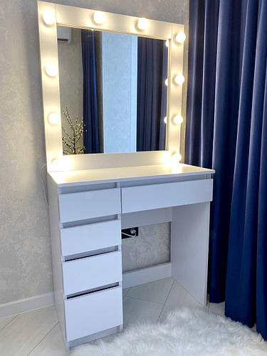 Купить Туалетный столик. Стол для макияжа с подсветкой. Визажный стол ...