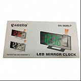 Годинник настільний з проектором 3618LP 8091 Black (SH020152), фото 3