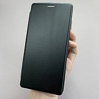 Чехол-книга для Samsung Galaxy S21 Ultra книжка с подставкой на телефон самсунг с21 ультра черная stn