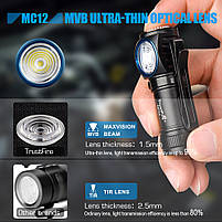 Налобний ліхтар TrustFire MC18 з магнітною зарядкою (1200LM, 18650 3000mAh Акумулятор, Кліпса, Магніт, IPX8), фото 4