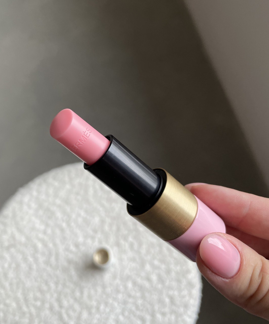 hermes rose confetti lipstick