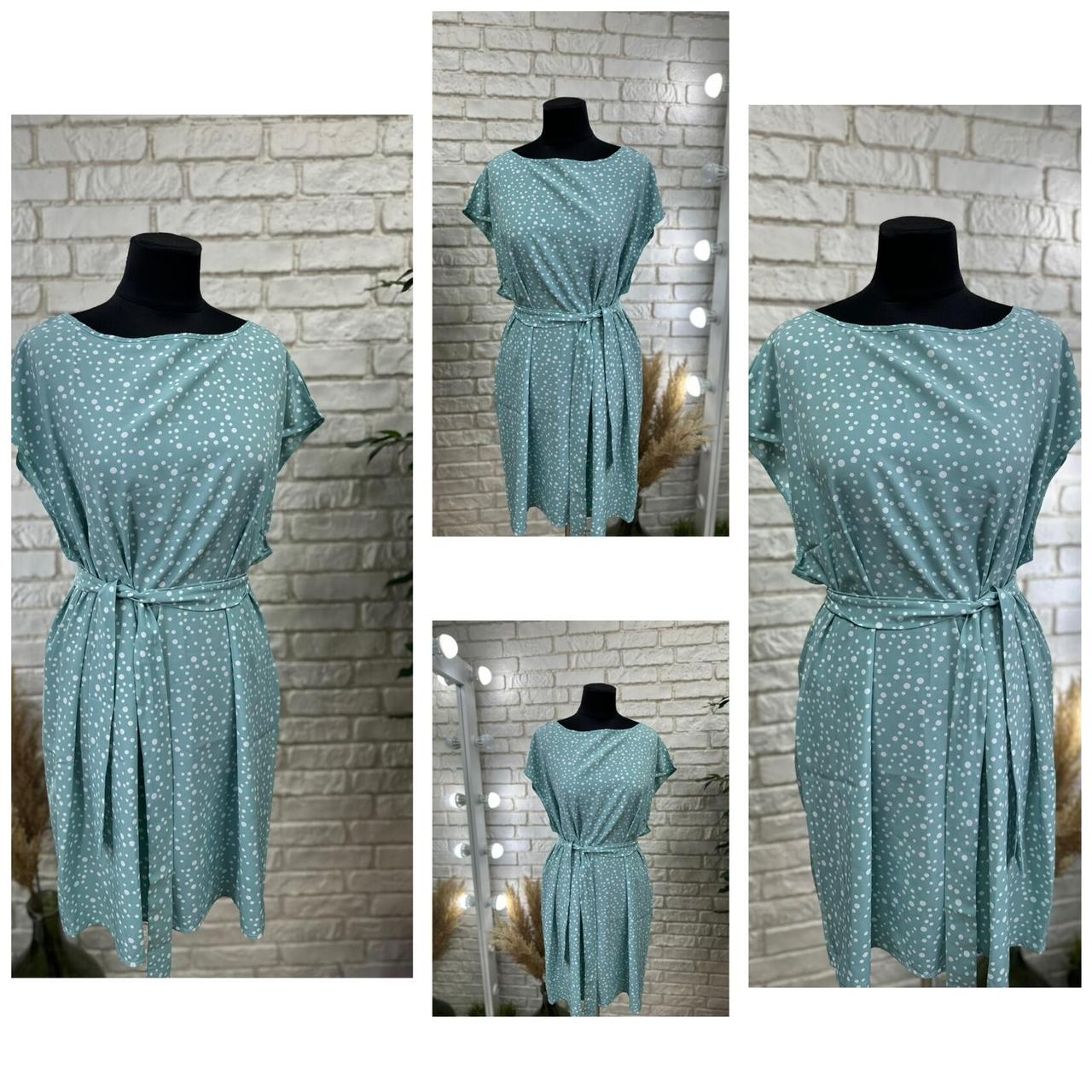 Стильна жіноча сукня, тканина "Софт" розмір 52