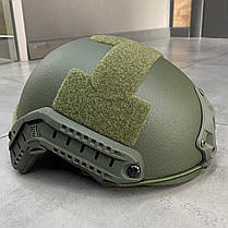 Шолом балістичний FAST ARAMID, NIJ IIIa, з поліпшеним кріпленням Wendy, розмір L, колір Олива, 1.6 кг, бронешолом, фото 5