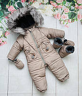 Дитячий зимовий комбінезон "Рукавичка", комбінезон дитячий 80 см, 86 см, 92 см