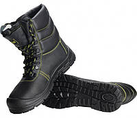 Зимові черевики шкіряні з металевим носком REIS, польща берці утеплені Робоче взуття, Зима, 39