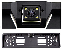 Автомобильная камера заднего вида в рамке номерного знака рамка номерного знака c камерой