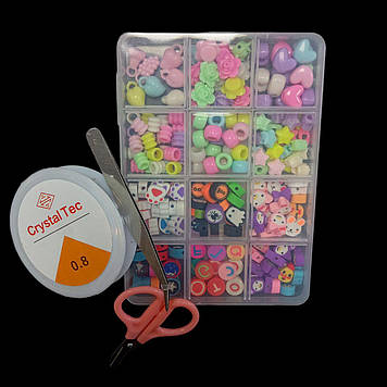 Набір намистин для плетіння "Фігурний" 14х10 см