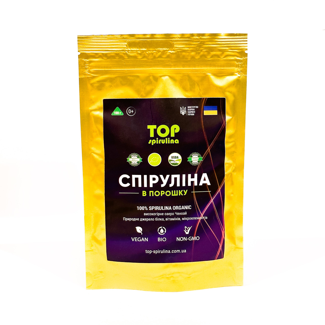 Спіруліна порошок 100г Top Spirulina