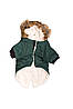 Куртка з капюшоном для собак Pet Style "Jacket" Зелена S, фото 7