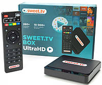 ТВ Приставка SWEET_TV BOX UltaHD /Медиаплеер с операционной системой Android 10 / Встроенная памяти 8 ГБ