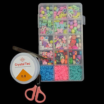 Набір намистин для плетіння "Рукоділля" 17х10 см