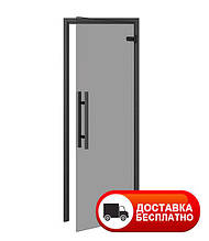 Двері для сауни та лазні Thermory Premium Black 70х190 мм