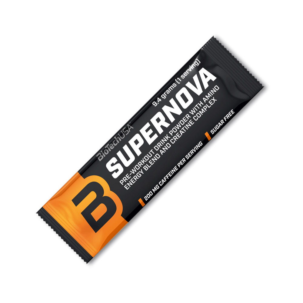 Передтренувальний комплекс BioTech Super Nova, 9.4 грам Апельсин-манго EXP