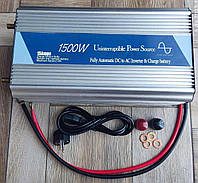 UPS Инвертор (преобразователь тока) DC 12V/AC 220V 1500W (3000W) с функцией зарядки!