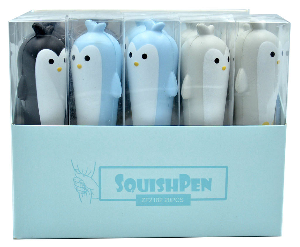 Набір ручок масляних Bookopt 0.7 мм BP5026 Squishy Penguin (3шт) EXP - фото 9 - id-p1943580298