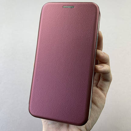 Чохол-книга для Apple iPhone 11 Pro книжка з підставкою для телефону айфон 11 про бордова stn, фото 1