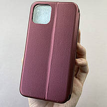 Чохол-книга для Apple iPhone 11 Pro книжка з підставкою для телефону айфон 11 про бордова stn, фото 2