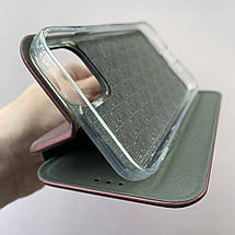 Чохол-книга для Apple iPhone 12 книжка з підставкою на телефон айфон 12 бордова stn, фото 4