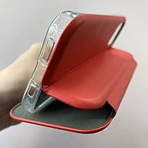 Чохол-книга для Apple iPhone 12 книжка з підставкою на телефон айфон 12 червона stn, фото 4