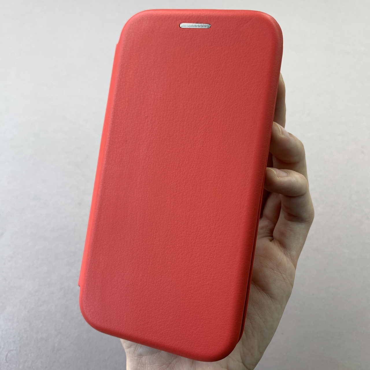 Чохол-книга для Apple iPhone 12 книжка з підставкою на телефон айфон 12 червона stn