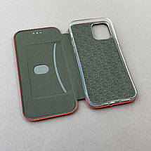 Чохол-книга для Apple iPhone 12 книжка з підставкою на телефон айфон 12 червона stn, фото 3