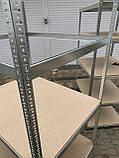 Стелаж для складу, архіву, магазину. чк-80 оцинк. 1960*920*600*5полок ДСП, фото 8