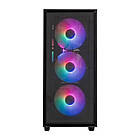 Корпус Prologix E107 Tempered Glass Black без БЖ, фото 4