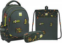 Набір рюкзак + пенал + сумка для взуття WK 724 Game Mode Wonder, Kite