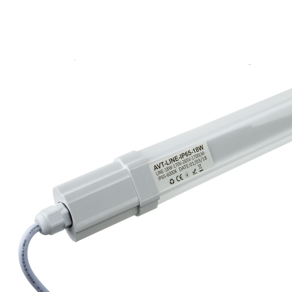 LED светильник влагозащищенный AVT 18вт 6000K IP65 600мм - фото 2 - id-p1943723515