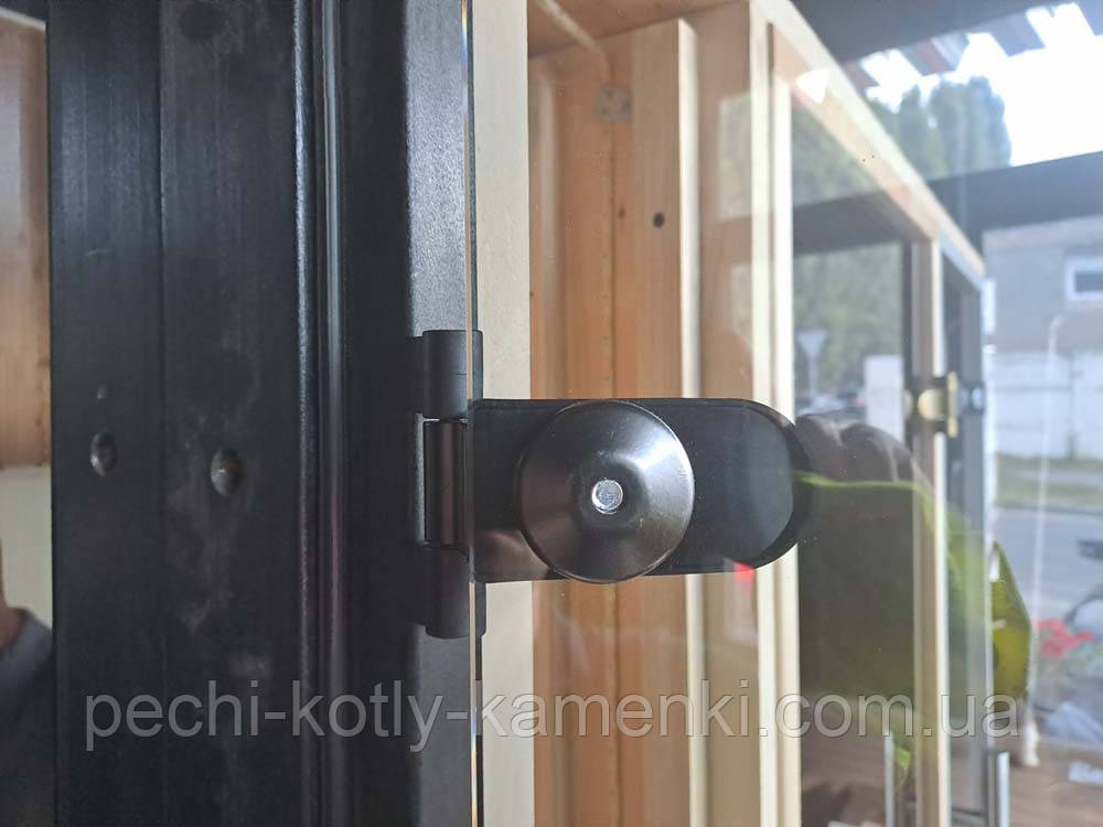 Двери для сауны и бани Thermory Premium Black 80х200 мм - фото 3 - id-p1943689580