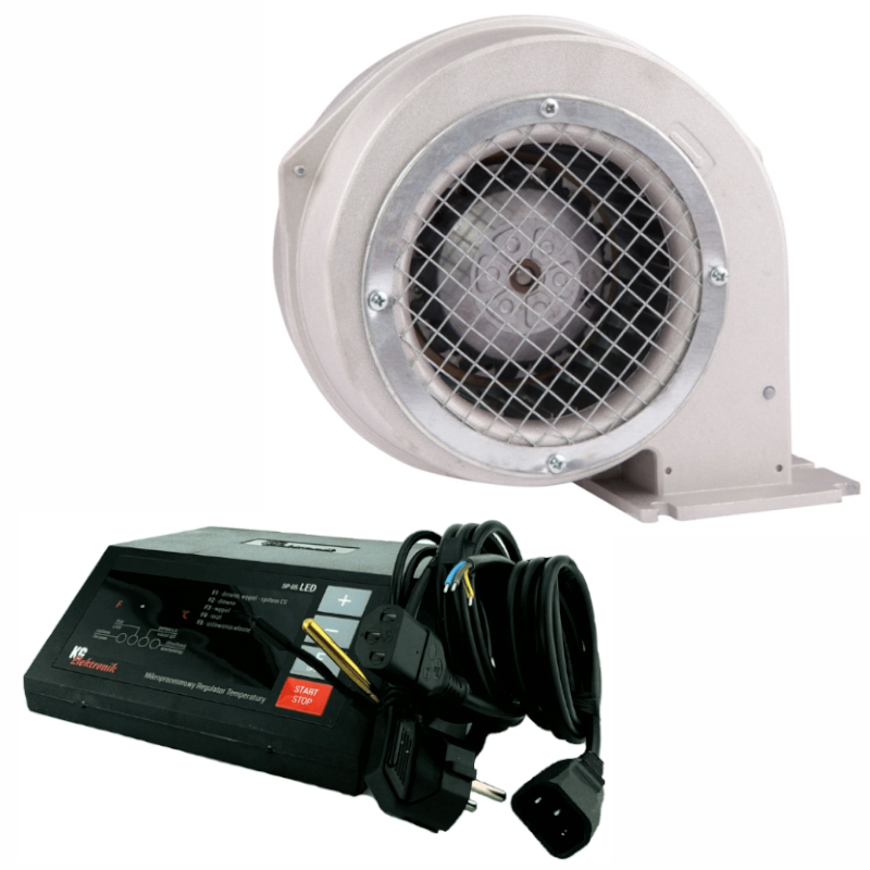 Комплект котла (контролер+вентилятор) "KG" SP-05+DP-120, фото 1