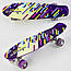 Пенні борд F 9797 (8) Best Board, дошка=55см, колеса PU, Світяться, d=6см, фіолетовий, фото 3