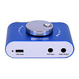 Цифровий Bluetooth підсилювач потужності звуку плата AUX USB 40 Вт 8-24 В 60 мА 20 Гц-20 КГц Sinilink APP, фото 3