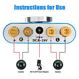 Цифровий Bluetooth підсилювач потужності звуку плата AUX USB 40 Вт 8-24 В 60 мА 20 Гц-20 КГц Sinilink APP, фото 6