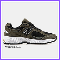 Кроссовки мужские и женские New Balance 2002R grey brown / Нью Баланс 2002Р серые коричневые